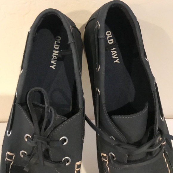OLD NAVY BLUE BOAT SHOES - Picture 3 of 6